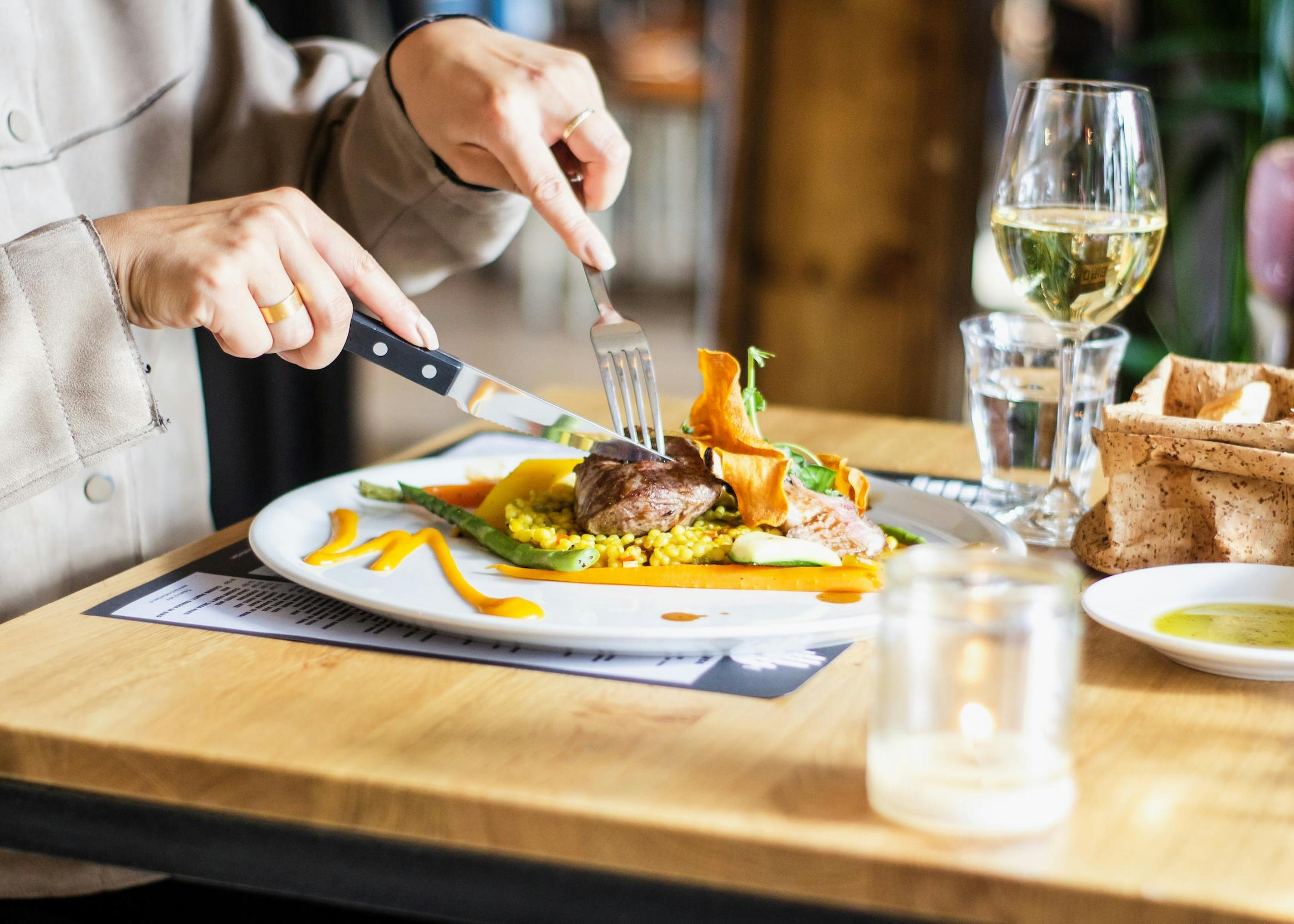 Prova person eating food
