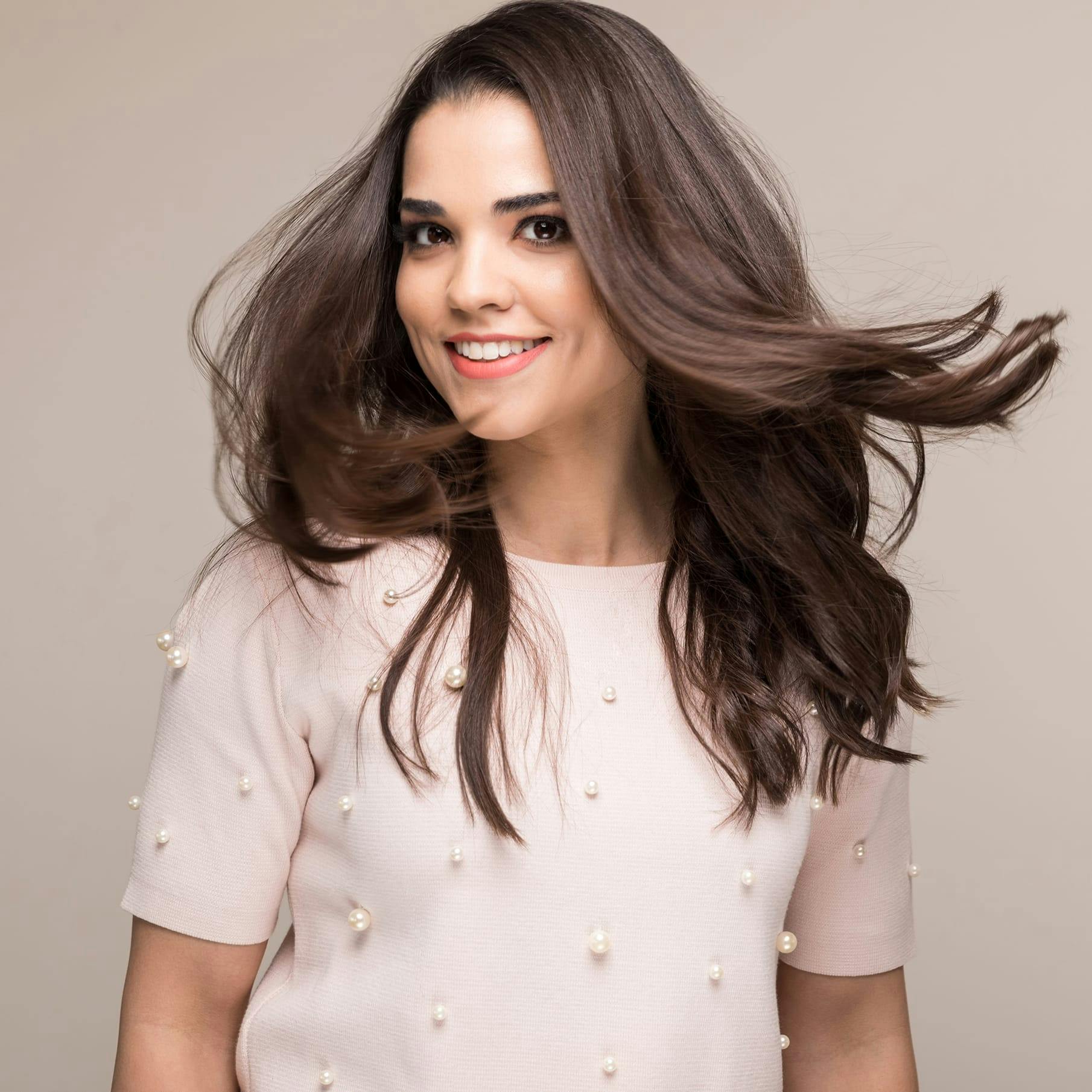 Woman with Long Dark Hair