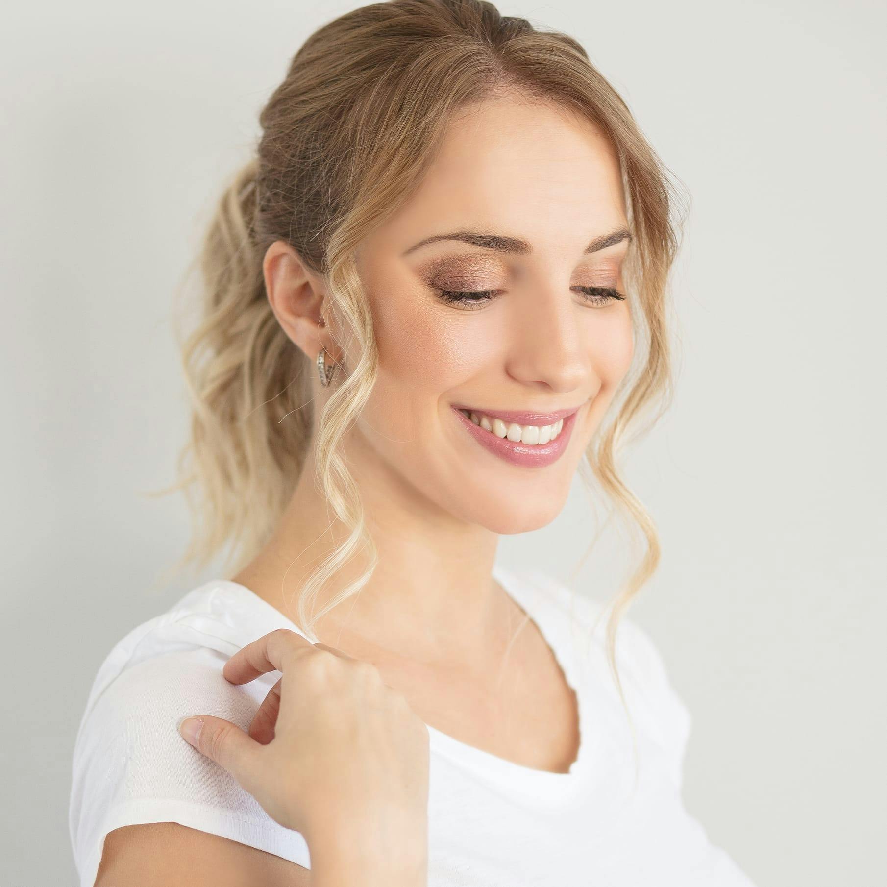 Woman with Blonde Ponytail