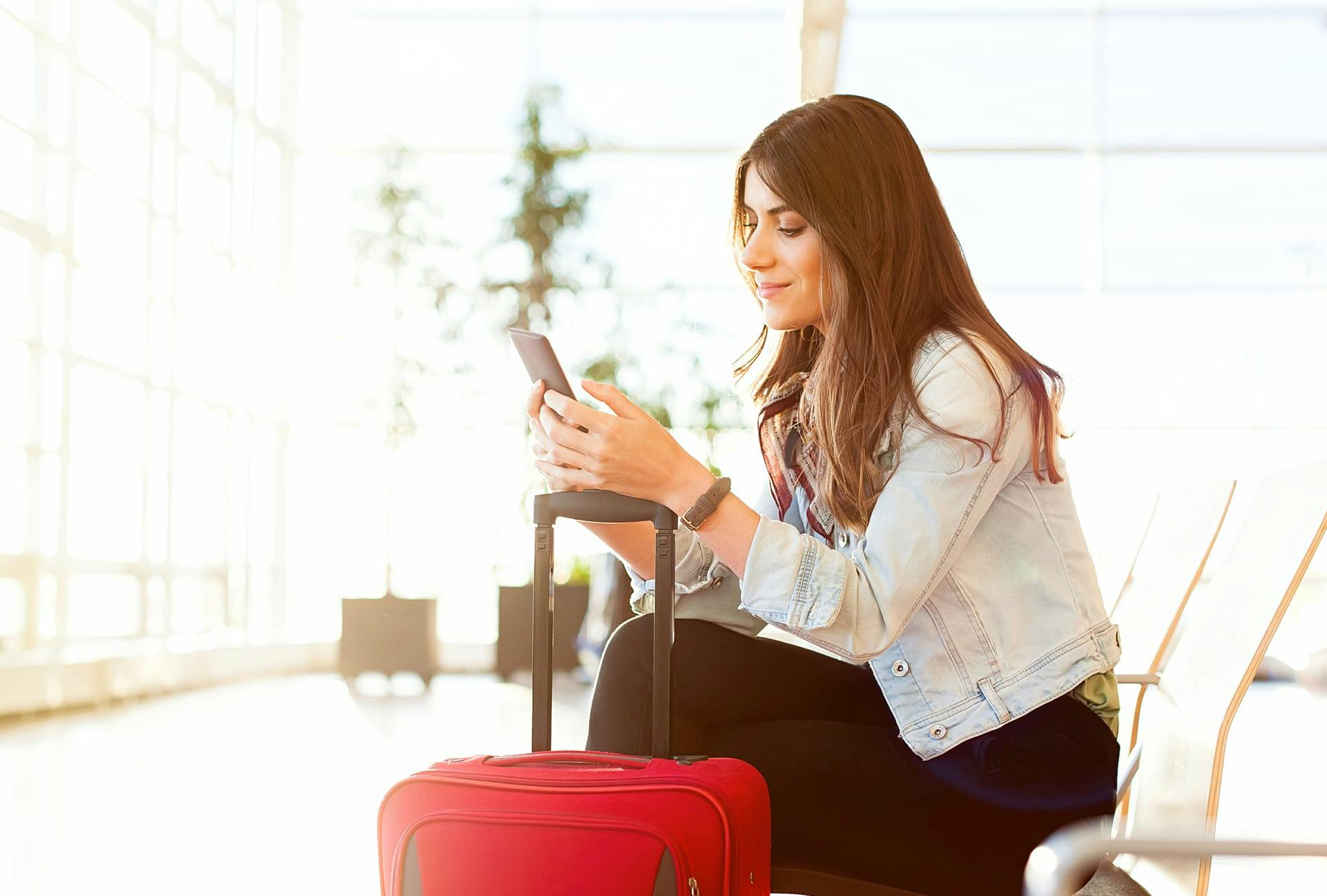 Woman at the Airport