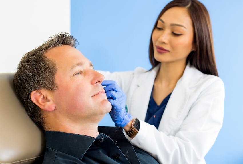 Man Receiving Juvederm