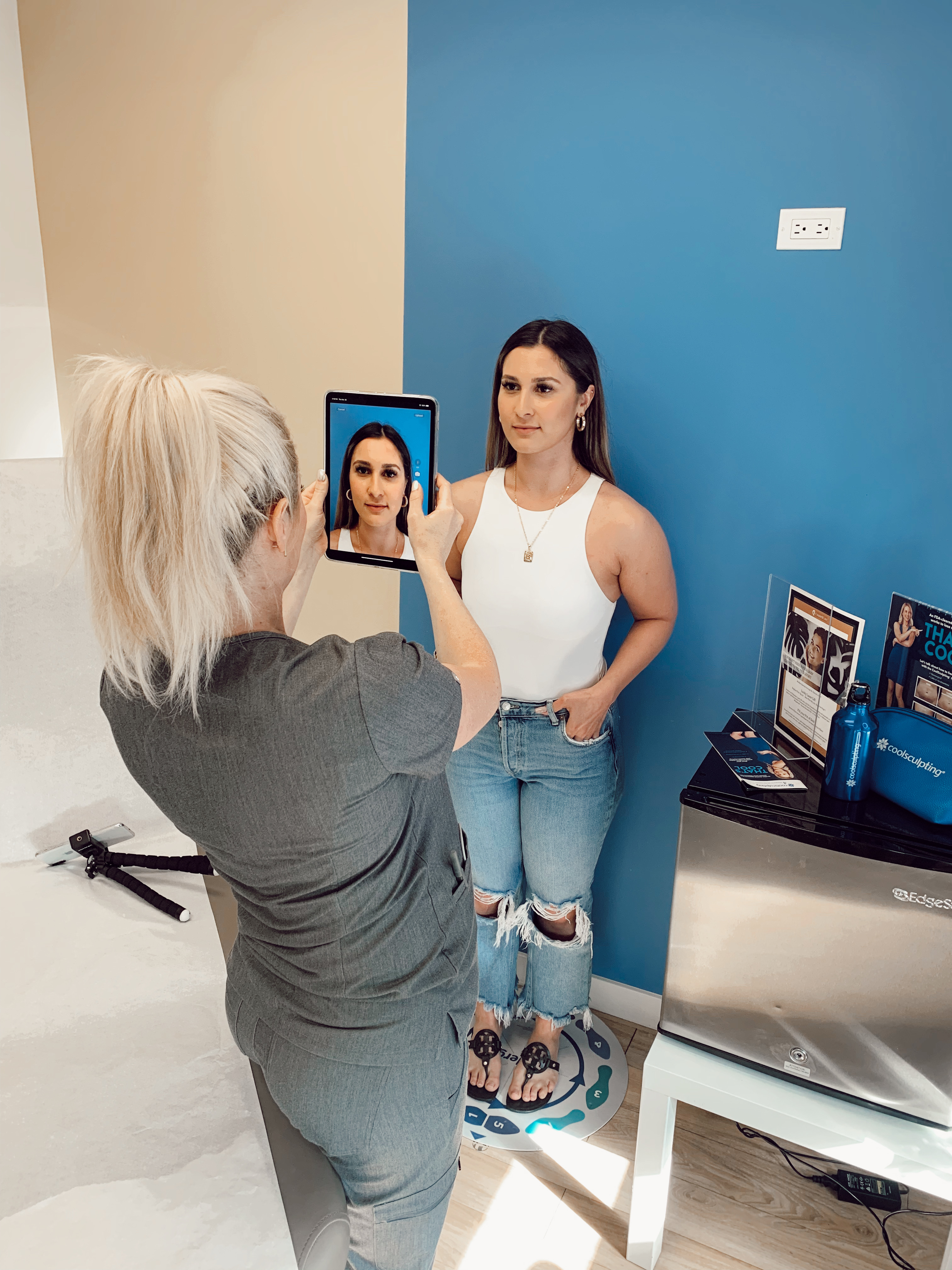 Woman Taking a Photo of another Woman