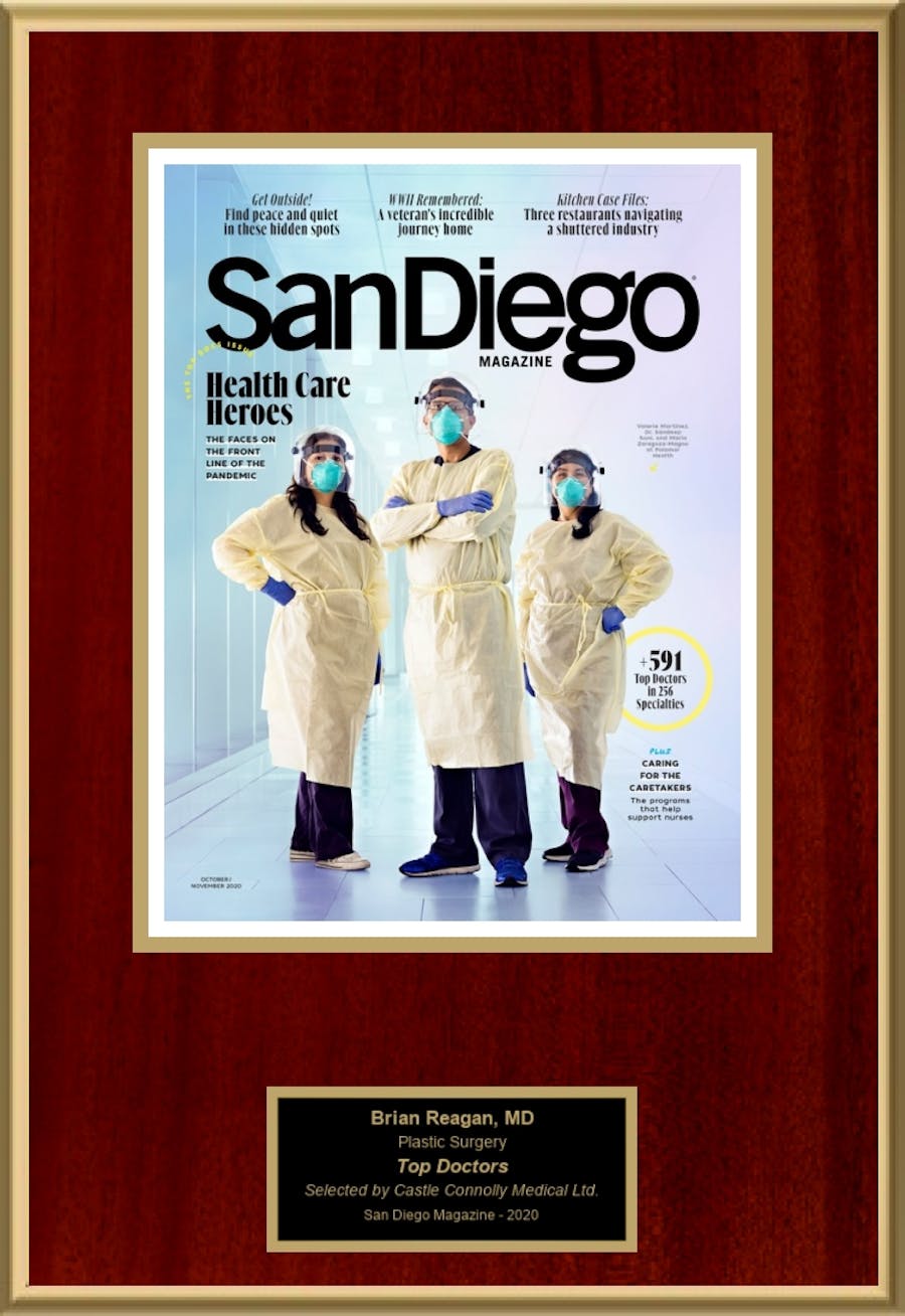 San Diego Magazine Plaque