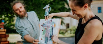 Volk, ki je padel iz knjige