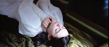 woman lying on the floor