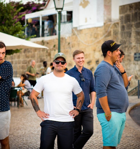 Teamet hänger i Dubrovnik