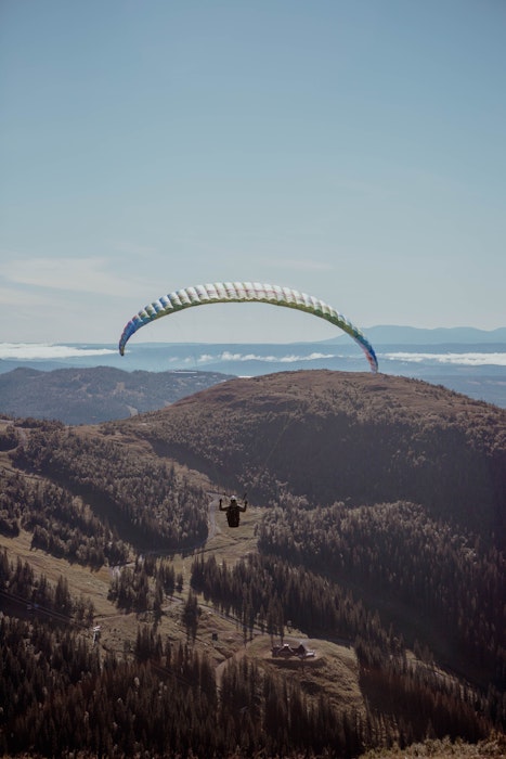 Developer that is paragliding in åre