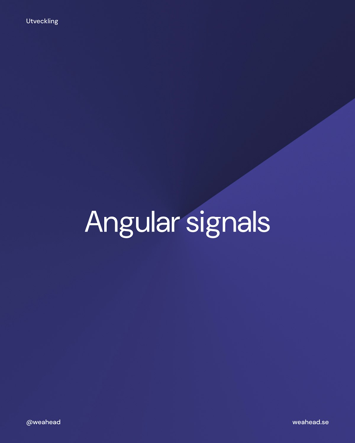 Angular signals