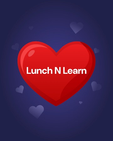 Hjärta med blå bakgrund