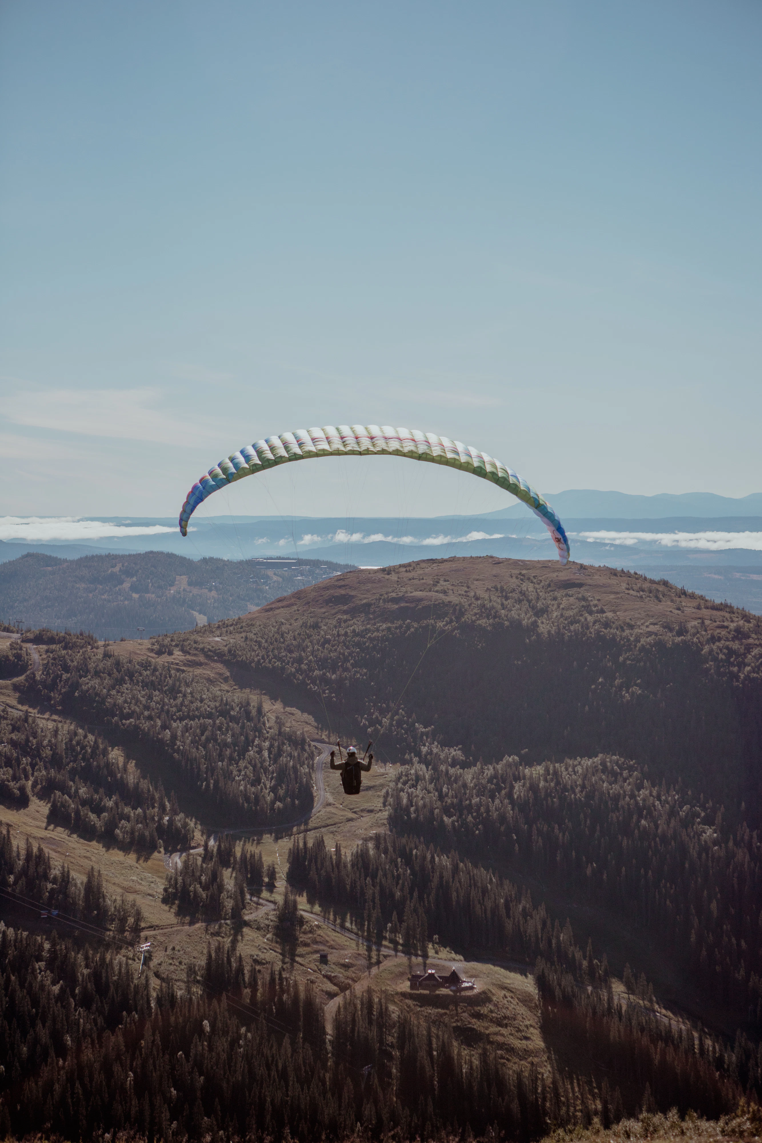 Skärmflyg över Åreskutan