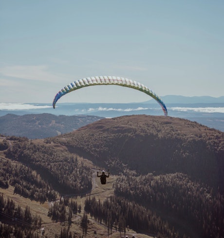 Skärmflyg över Åreskutan Skärmflyg över Åreskutan