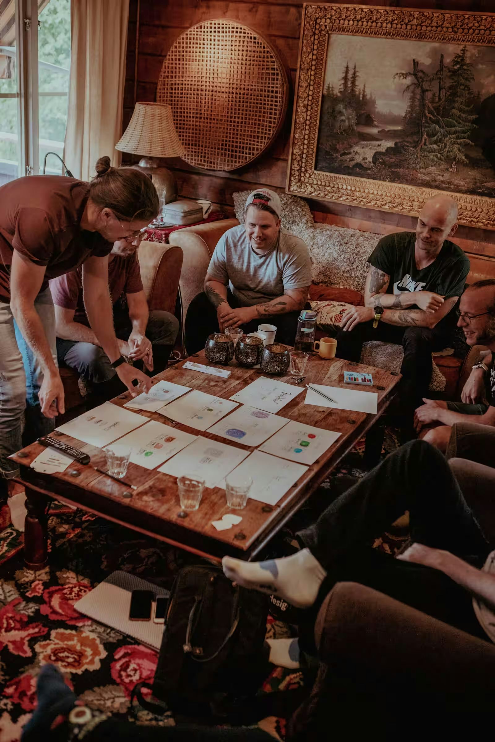 Kollegor som genomför en Workshop