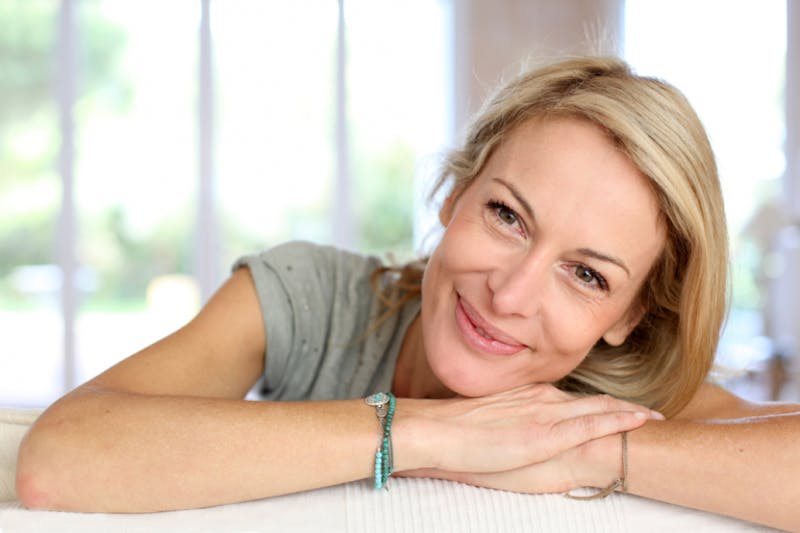 woman with blonde hair