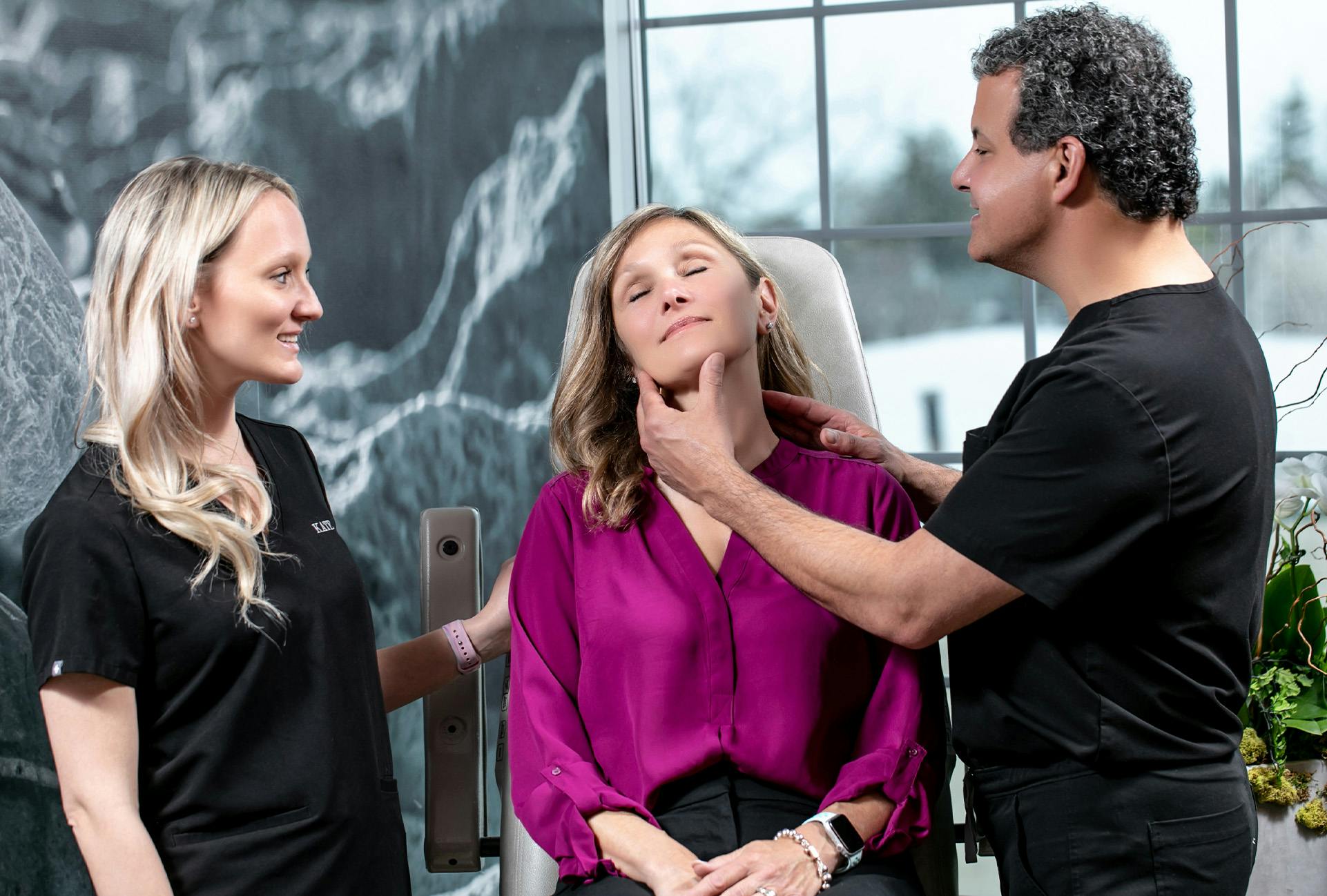 Woman having a consultation at CVLC