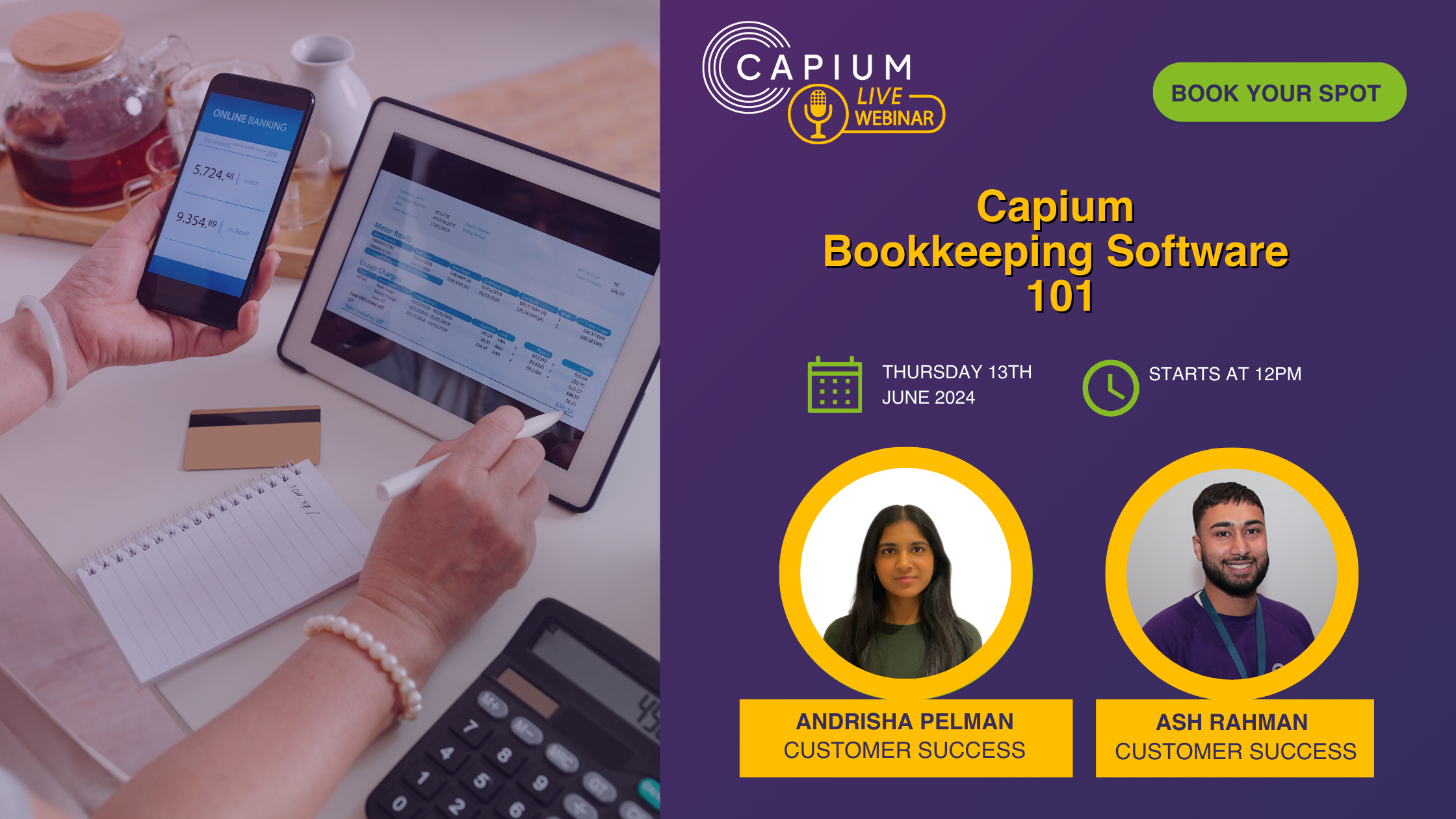 Capium Bookkeeping Software 101 · Resource Center · Webinar · App ...