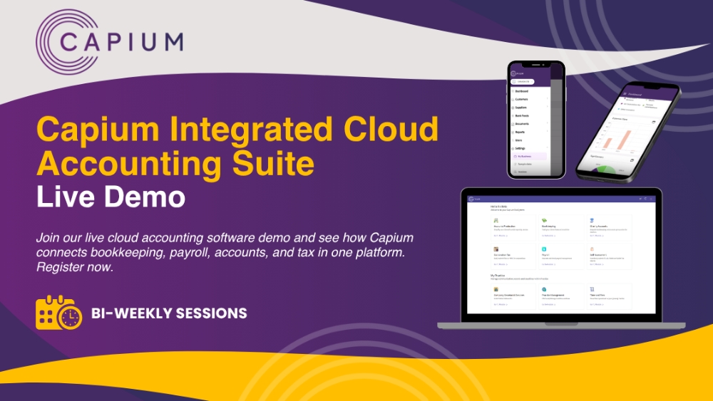 Capium Integrated Cloud Accounting Suite Fortnightly Live Demo ...