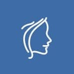 Facial plastic surgery icon