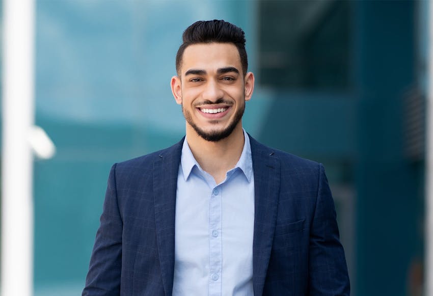 Handsome Man Smiling