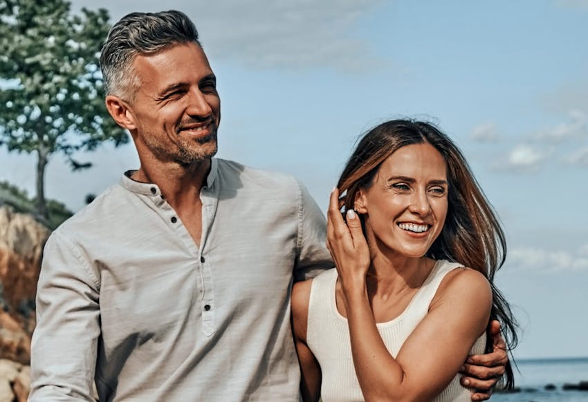 Beautiful Tan Couple