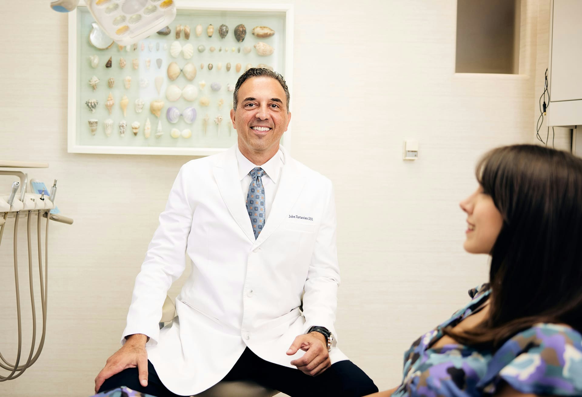 Dr. Vartanian and His Dental Chair