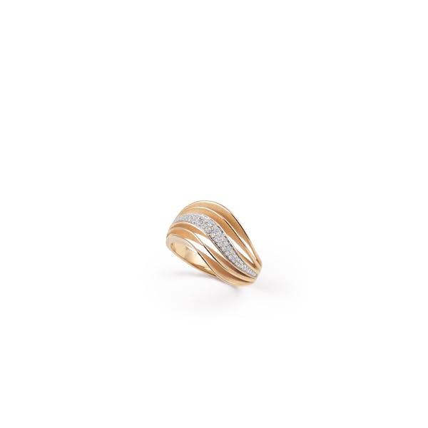Vela Pavè ring by Annamaria Cammilli in Biscioni Gioielli