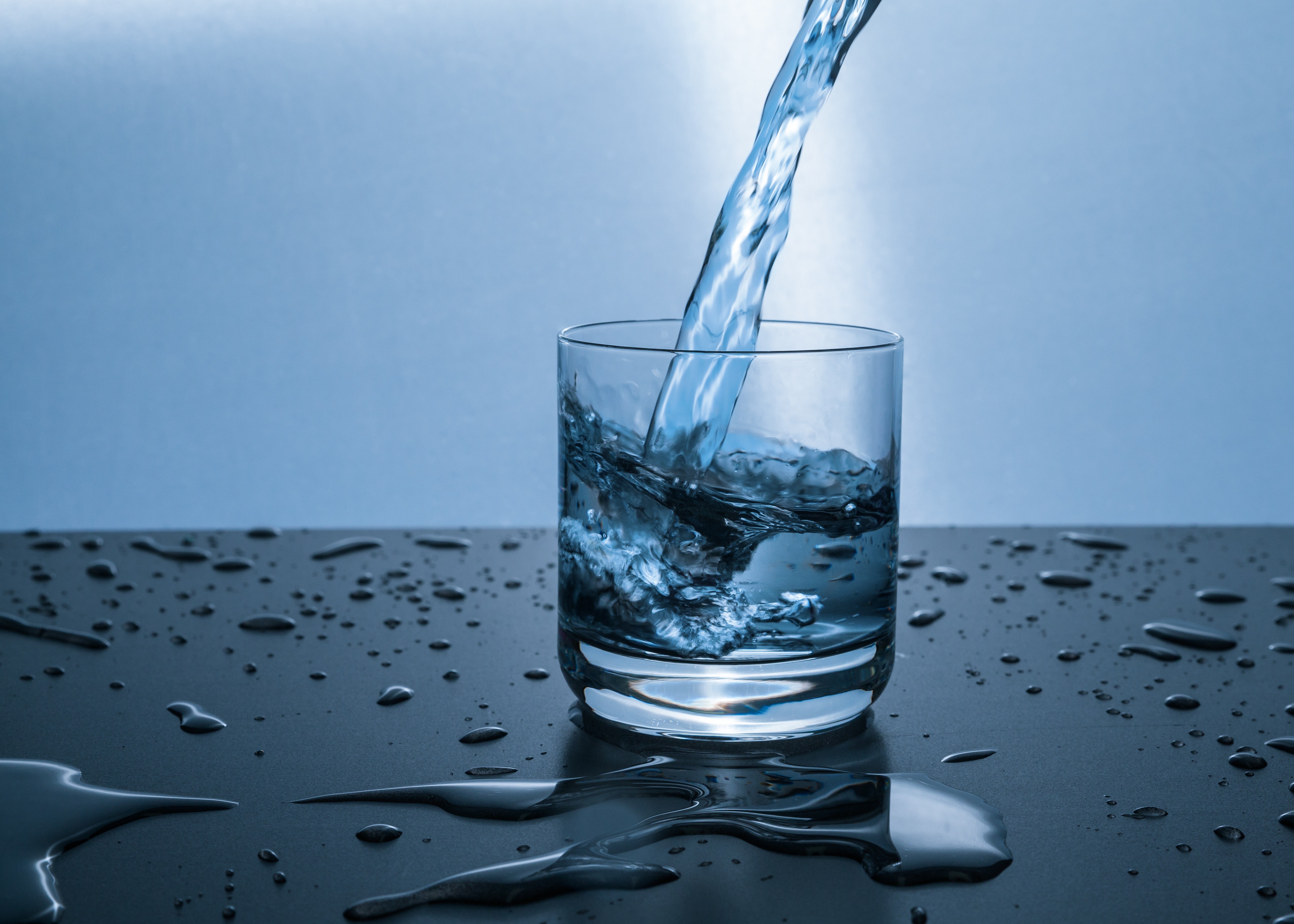 Glass of water by Pixabay