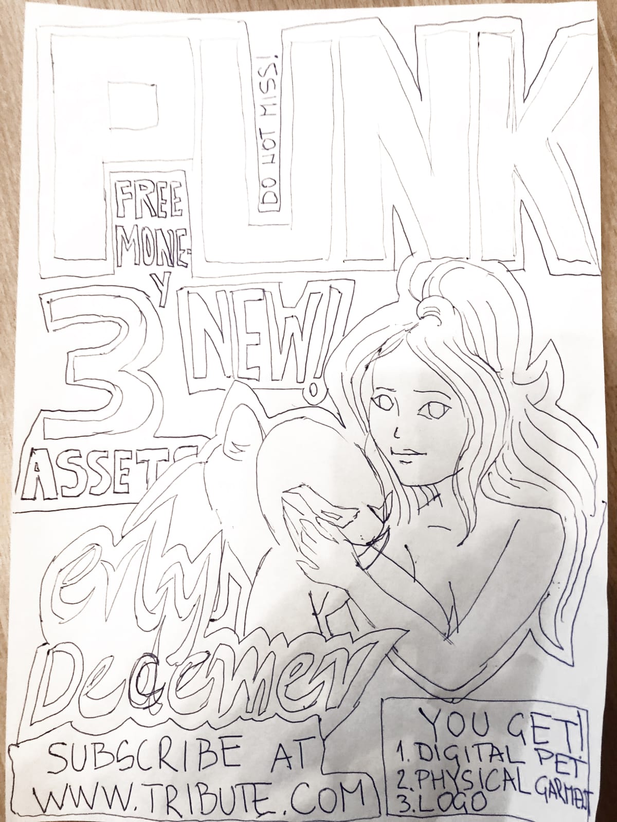 PUNK zine cover