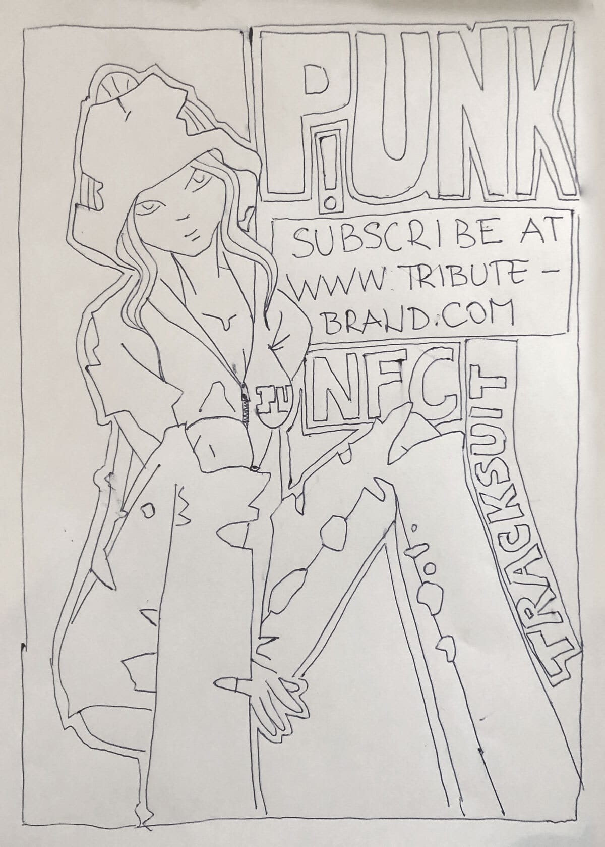 PUNK Tracksuit zine