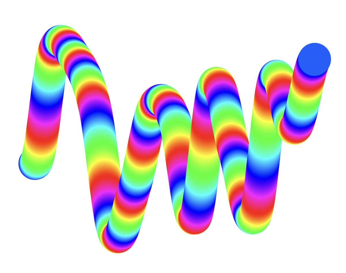 Hyper-Rainbow Squiggle #804