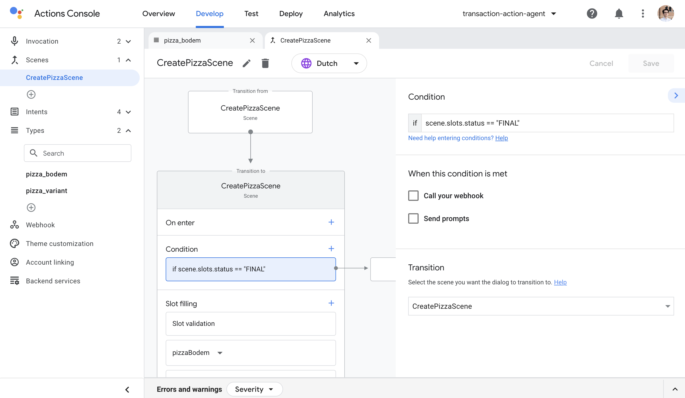 Actions Builder Console