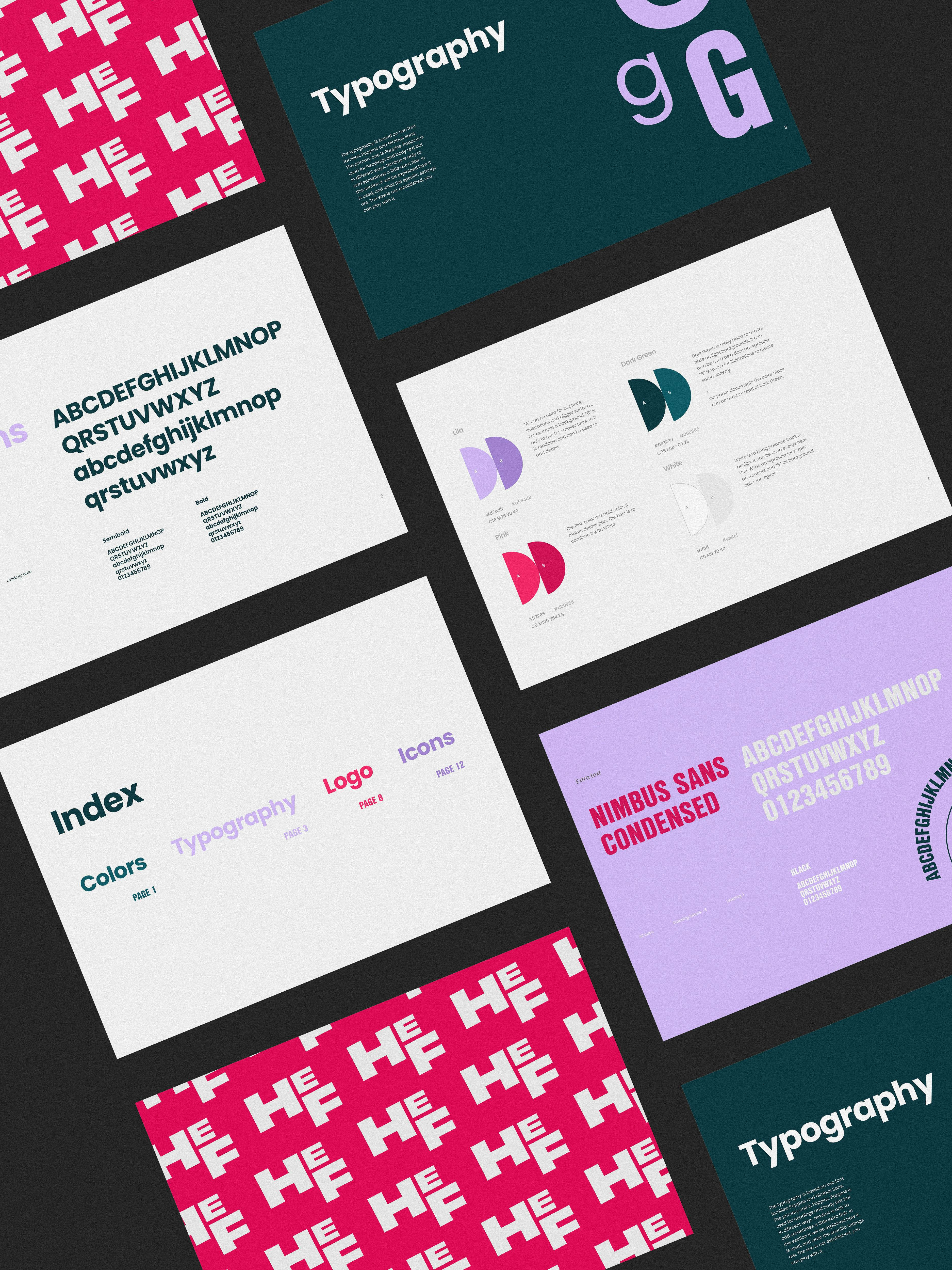 Brand guideline of HEF Marketing