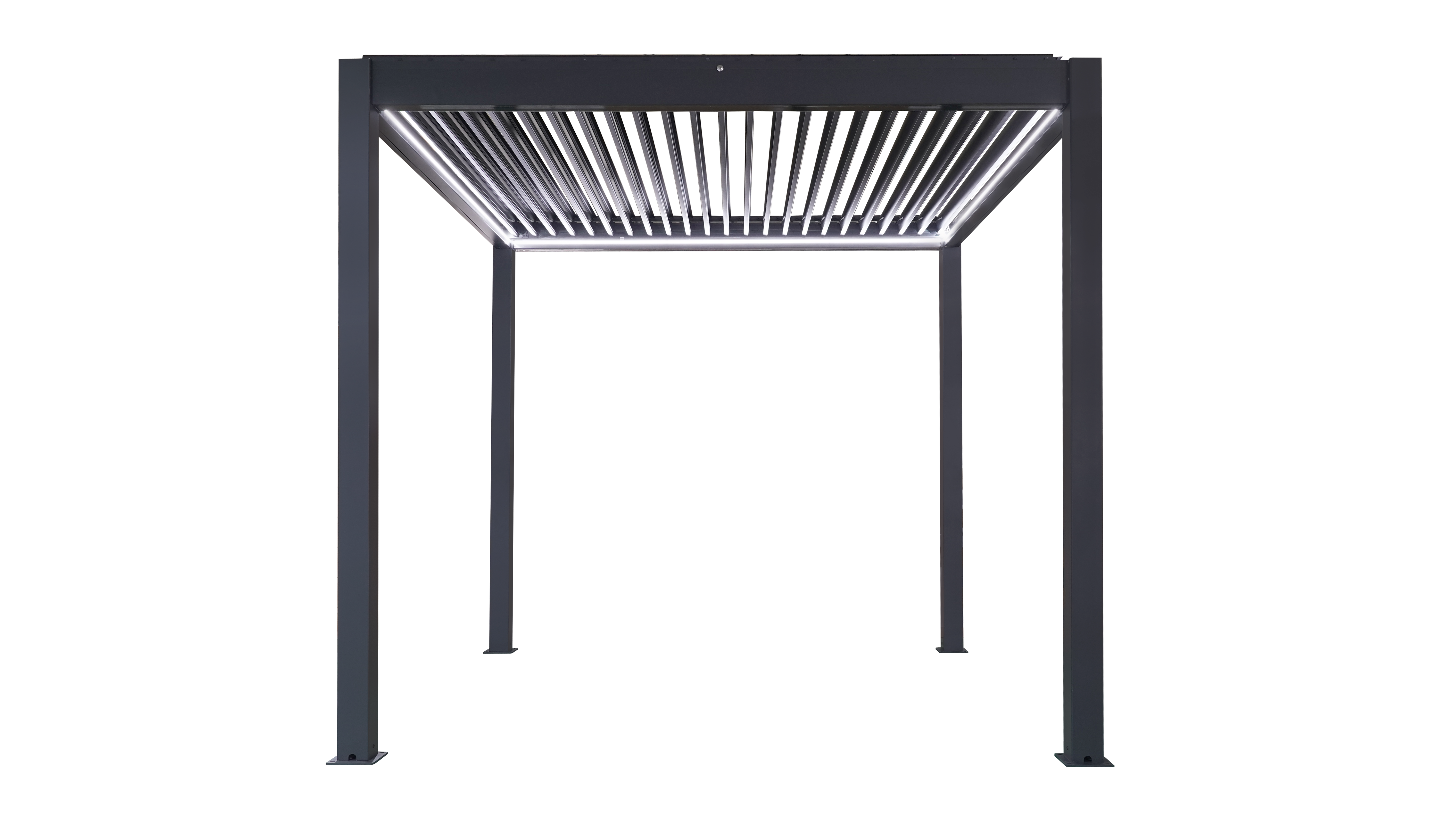Charcoal Vortex pergola