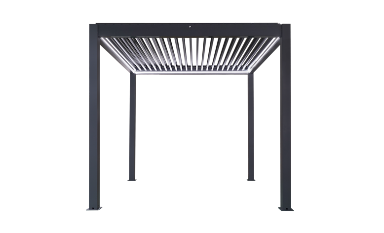 Charcoal Vortex pergola