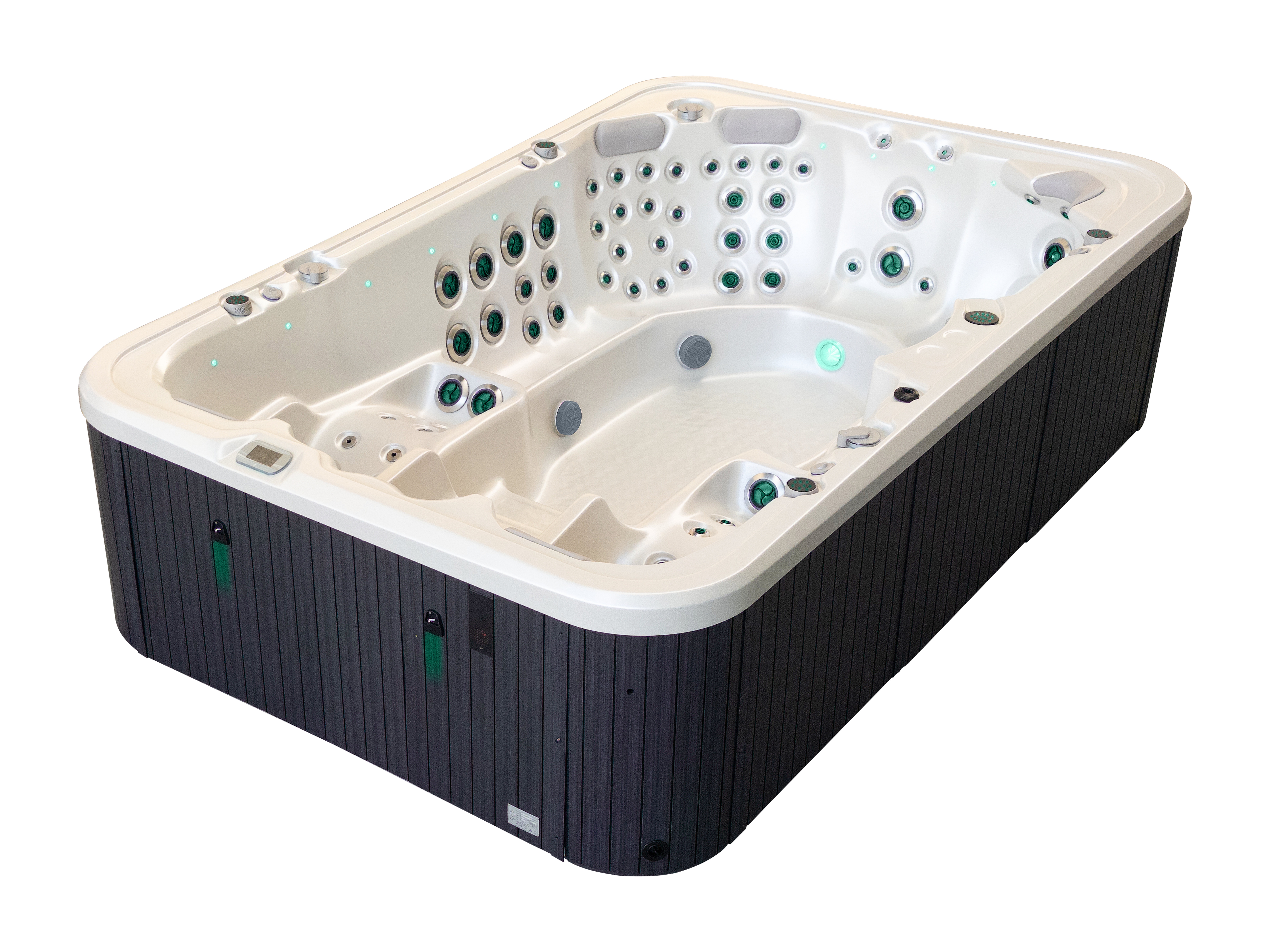 Angled view of the Palladium spa pool