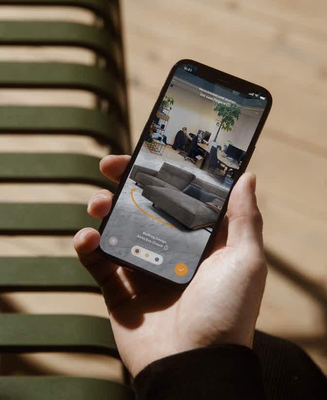 smartphone with app