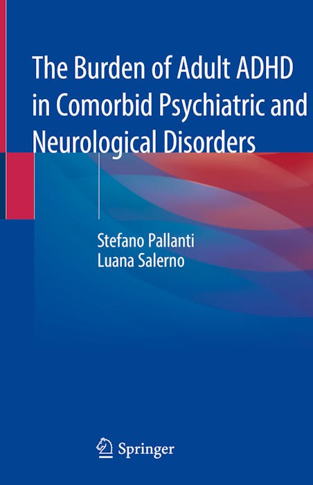 Copertina del libro "The burden of ADHD in Comorbid Psychiatric and Neurological Disorders"