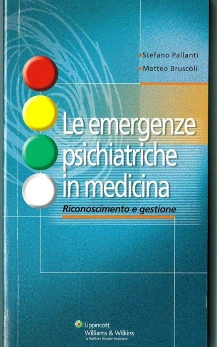 Copertina del libro "Le Emergenze Psichiatriche in Medicina"