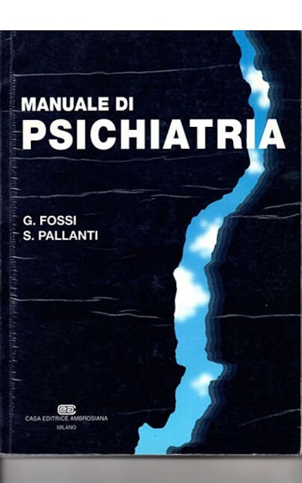Copertina del libro "Manuale di Psichiatria"