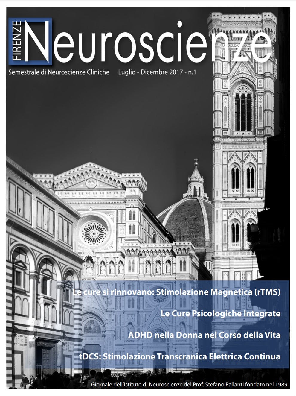 Copertina del primo numero di Firenze Neuroscienze