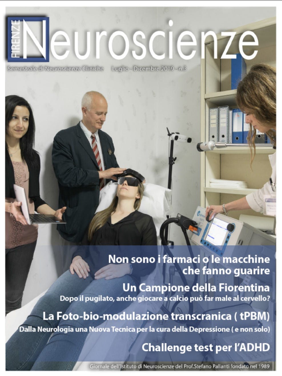 Foto della copertina del terzo numero di Firenze Neuroscienze