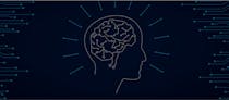 Immagine stilizzata di una persona di profilo e del suo cervello, rappresentato tramite una serie di linee e punti interconnessi tra loro dando l'idea di un insieme di reti connesse.