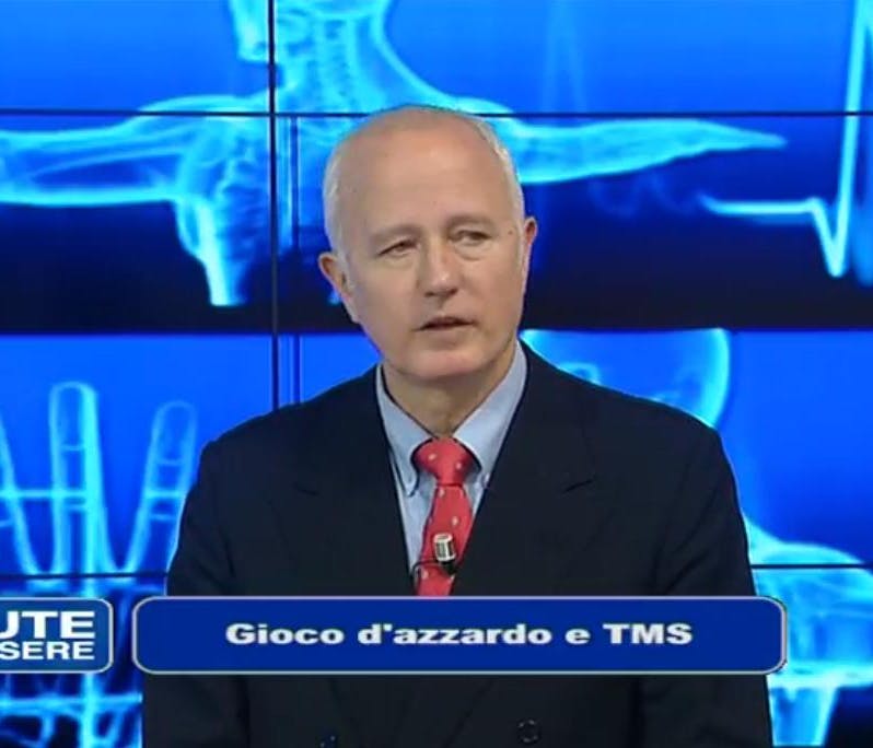 Schermata dell'intervento televisivo di Stefano Pallanti a "Salute e Benessere"