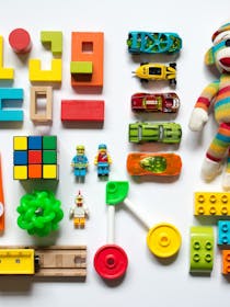 multicolored learning toys