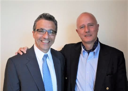 Dr. Stefano Pallanti with Dr. Alvaro Pascual-Leone. Dr. Alvaro Pascual-Leone is a world leader in the development of transcranial magnetic stimulation for applications in cognitive neuroscience and for therapeutic applications in neurology, psychiatry, and neurorehabilitation.