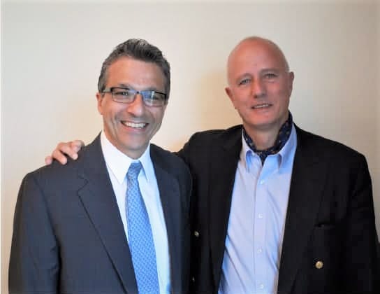 Dr. Stefano Pallanti with Dr. Alvaro Pascual-Leone. Dr. Alvaro Pascual-Leone is a world leader in the development of transcranial magnetic stimulation for applications in cognitive neuroscience and for therapeutic applications in neurology, psychiatry, and neurorehabilitation.