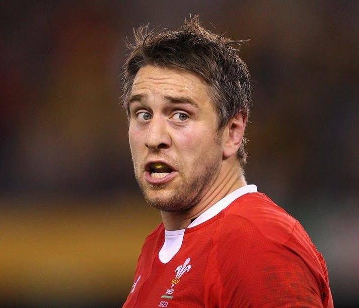 Foto di Ryan Jones, ex capitano della nazionale gallese di Rugby