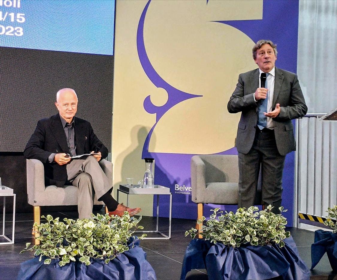 Il Prof. Pallanti e Giorgio Nardone alla prima edizione del Simposio sul Cambiamento