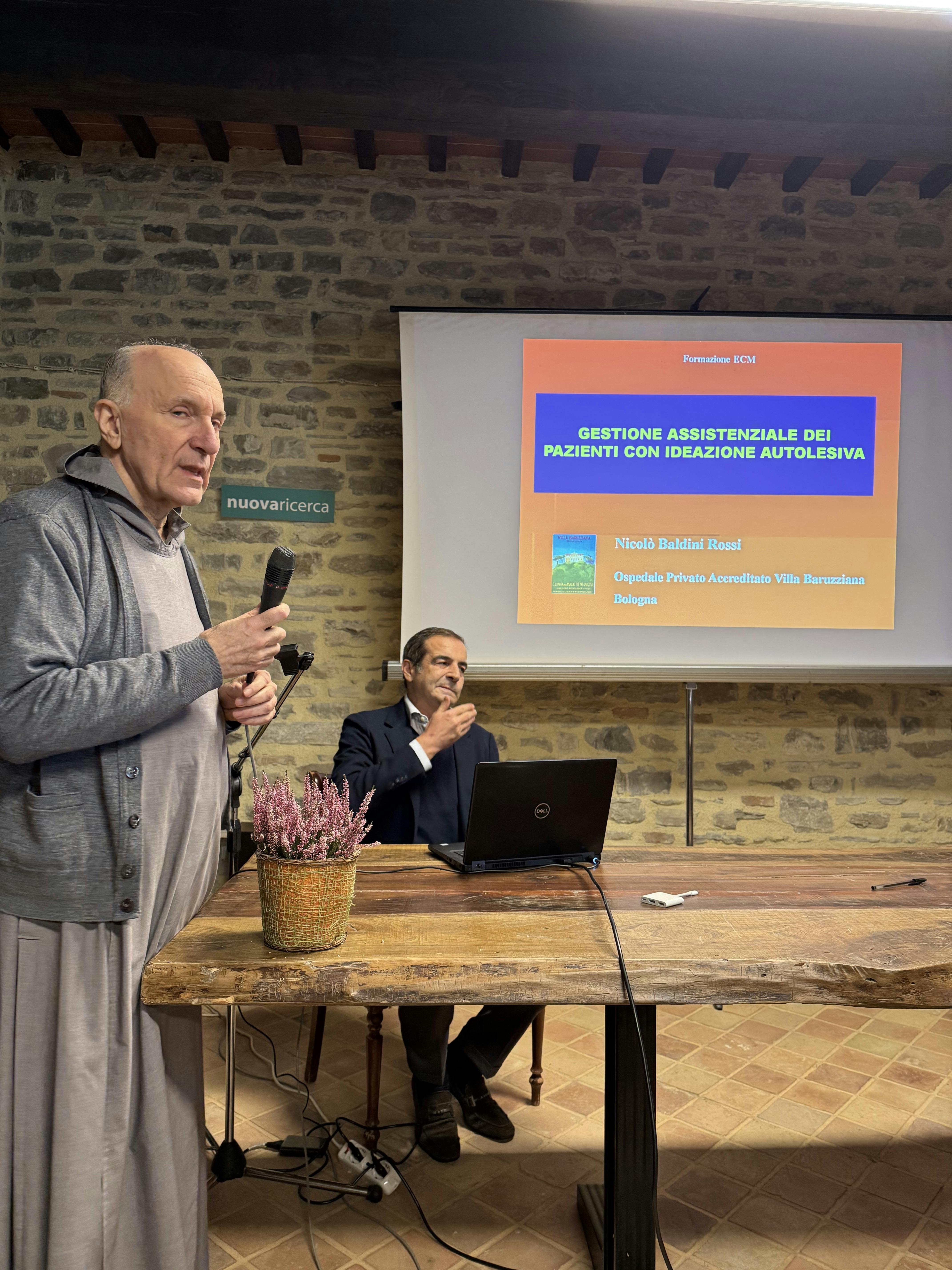 Padre Raffaele Talmelli e Dott. Nicolo Baldini Rossi