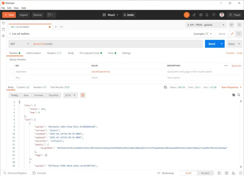 Postman Code