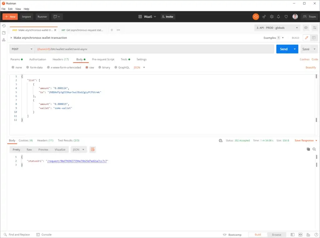 Postman Code